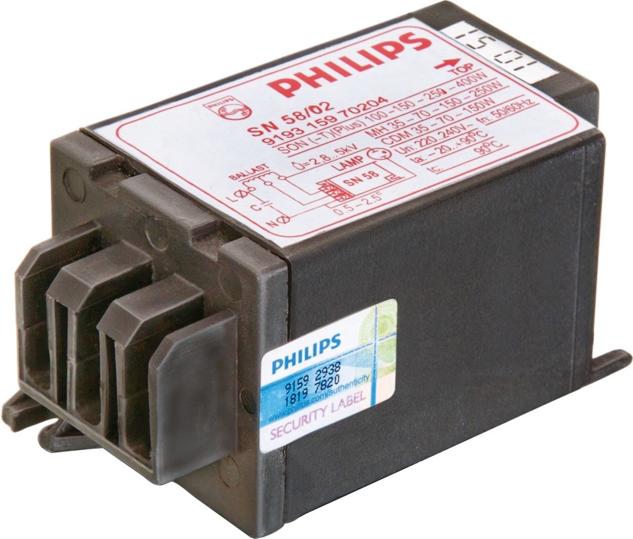 SN 58/02 Electronic Ignitors for HID lamp circuits (India) Philips