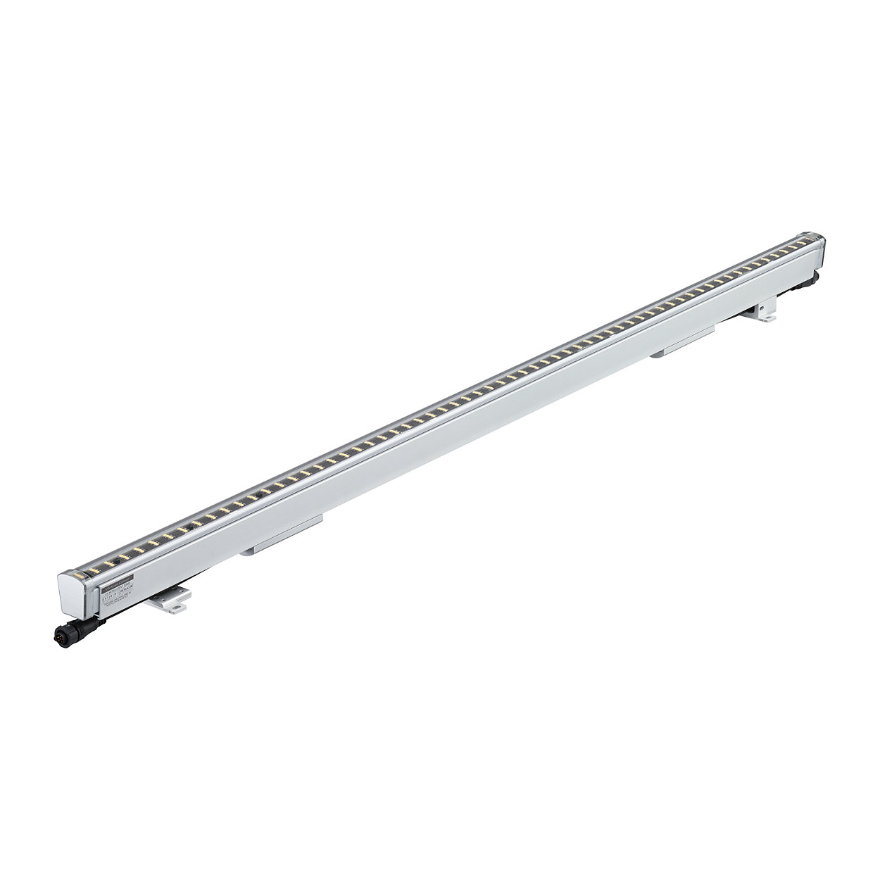 eW Accent Compact - High resolution media direct view linear LED luminaire with solid white light