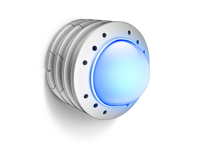 ArchiPoint iColor Powercore Beauty Shot Blue Dome Concealed Conduit