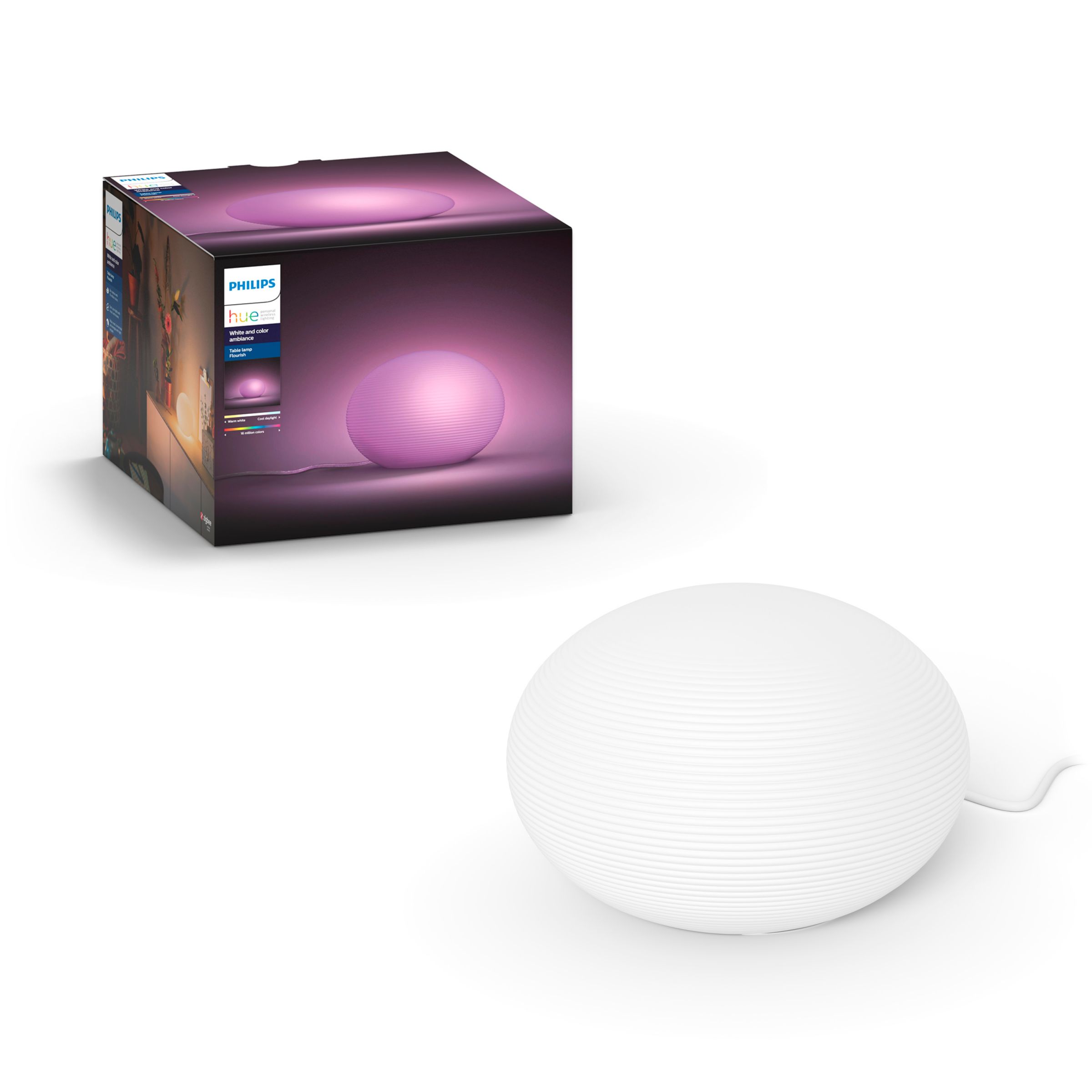 philips hue flourish table lamp