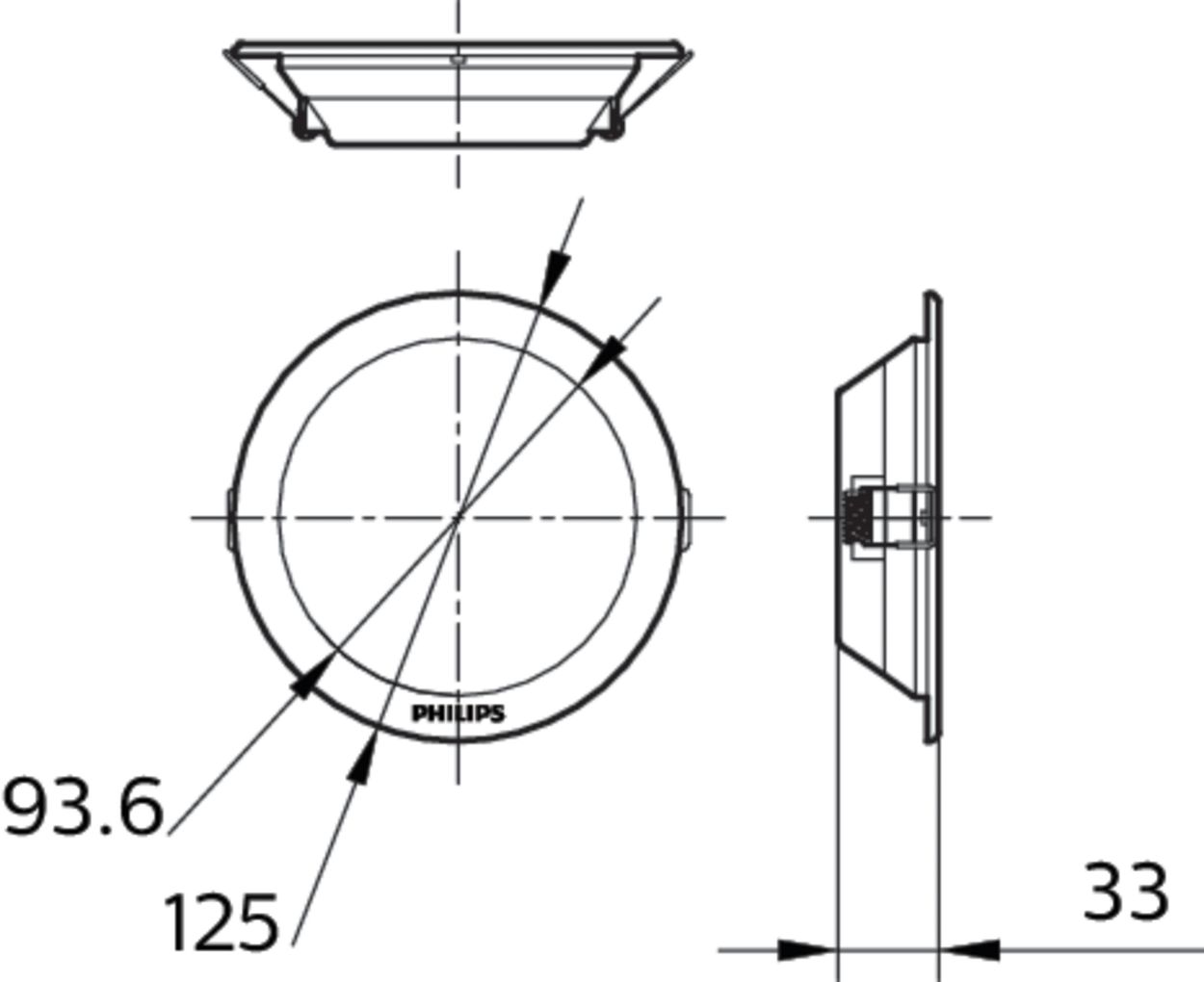 Dn027b Led6 Ww D100 Rd Essential Smartbright Led Downlight G2 Philips
