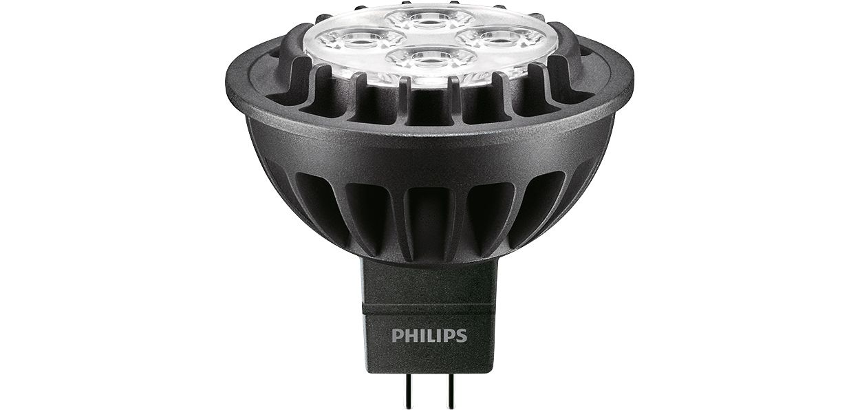 Strong performance spotlight for retrofit MR16 halogen spots