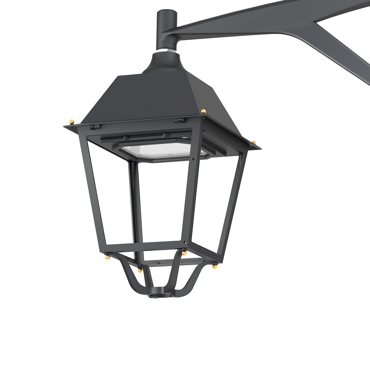 An iconic Iberian four-sided luminaire