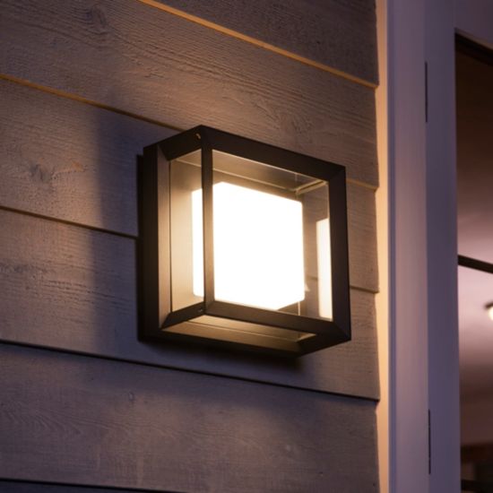 Éclairage Extérieur Connecté | Philips Hue White+Color Econic Potelet Led |  #PHILIPS HUE# | Victor Lee Brown