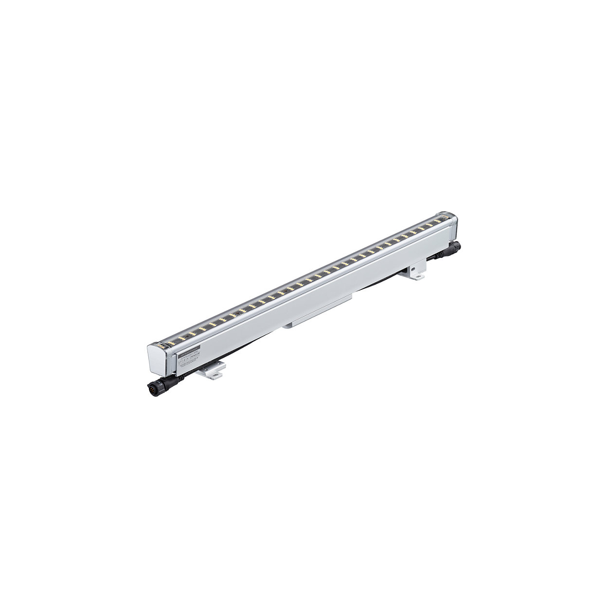 eW Accent Compact - High resolution media direct view linear LED luminaire with solid white light