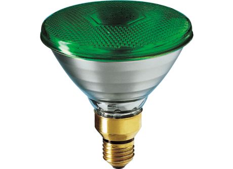 PAR38 Colours 80W E27 230V GR 1CT/12