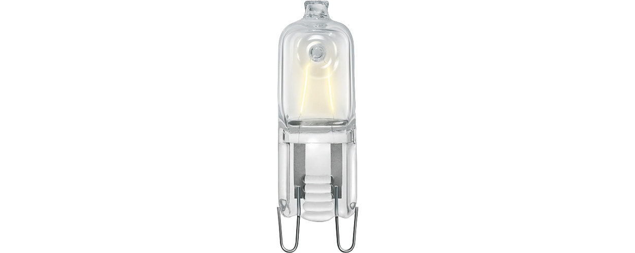 The new halogen mains-voltage capsule. Compact shape, crisp white light