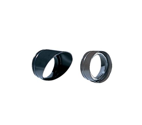 Aluminum Long Shroud, Painted Black, Flat Clear Lens