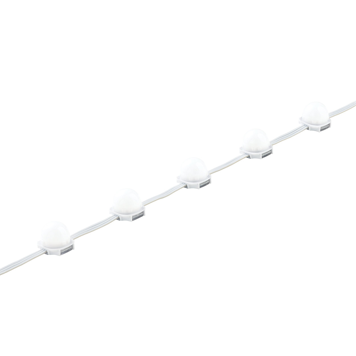 eW Flex Compact – Flexible strands of large high-intensity LED nodes with solid white light