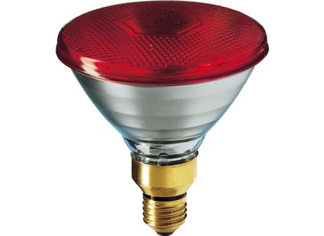 PARTYTONE 80W E27 240V PAR38 Red 1CT/6