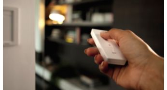 Безжично управление с включен димер