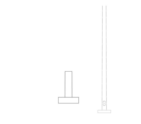 Pole (P120), Round Tapered Pole