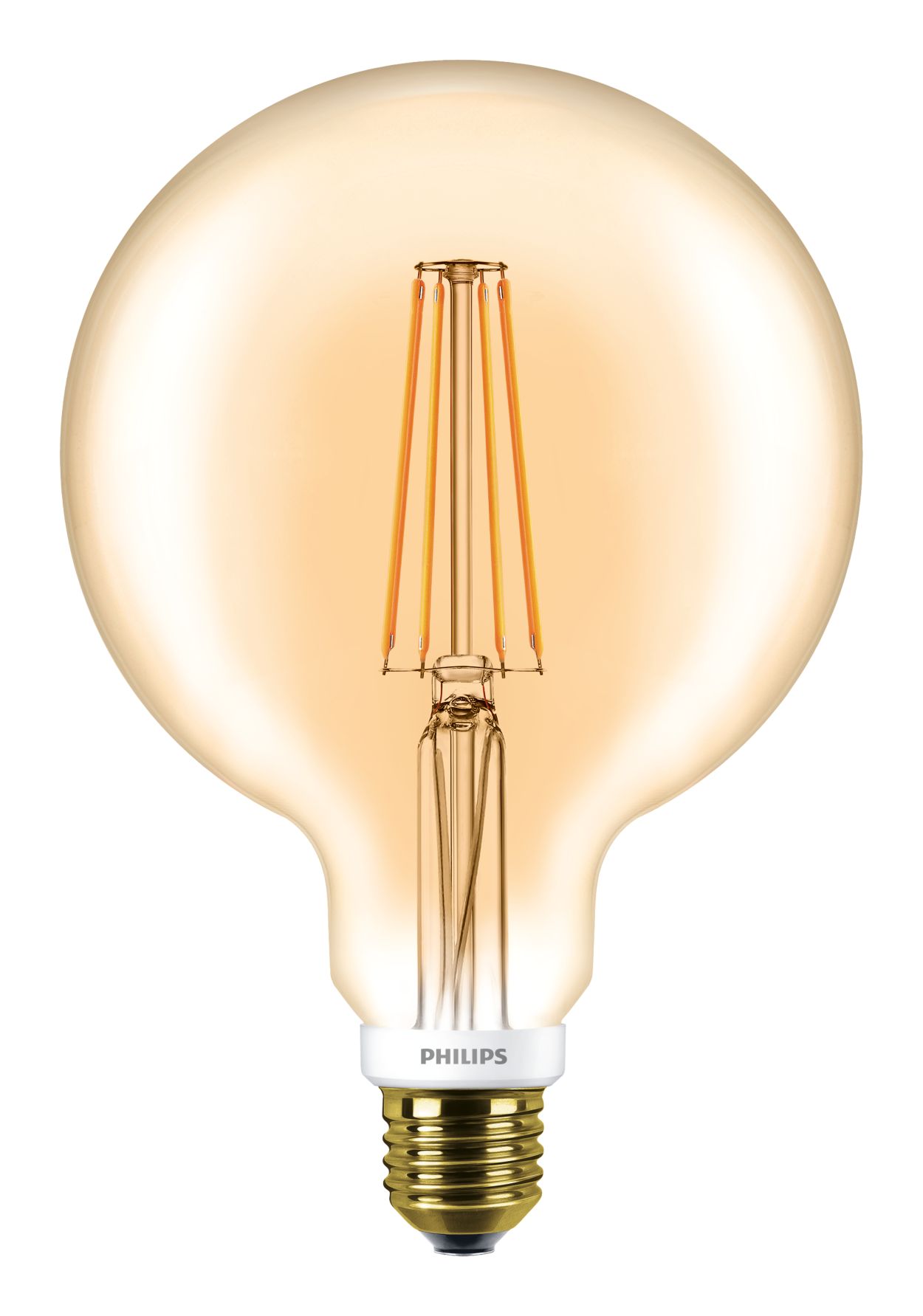 CLA LEDGlobe D 7 50W G120 E27 820 GOLD Decorative LEDbulbs Philips Lighting
