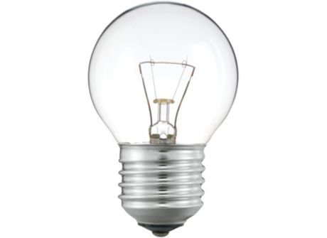 Standard 40W E27 125-130V P45 CL 1CT/10X10F