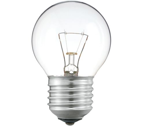 Standard 40W E27 125-130V P45 CL 1CT/10X10F